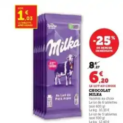 Hyper U MILKA Chocolat offre