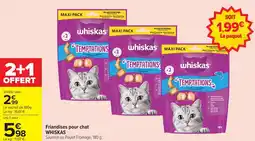 Carrefour Market Friandises pour chat whiskas offre