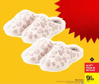 Carrefour Market Mules femme offre