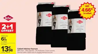 Carrefour Market Collant intérieur fourrure offre