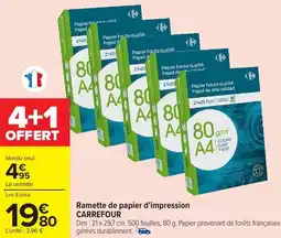Carrefour Market Ramette de papier d'impression carrefour offre
