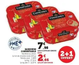 Hyper U CONNETABLE Sardines offre