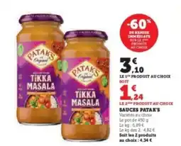 Hyper U PATAK'S Sauces offre