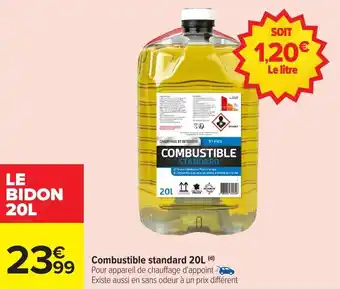 Combustible standard