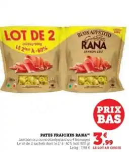 Hyper U RANA Pates fraiches offre
