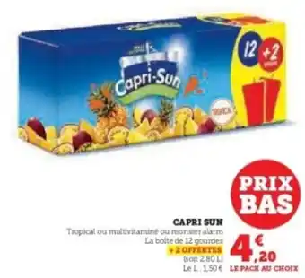 Hyper U CAPRI SUN offre
