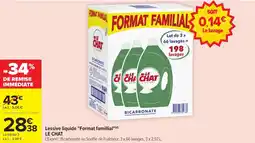 Carrefour Market Lessive liquide format famillial le chat offre