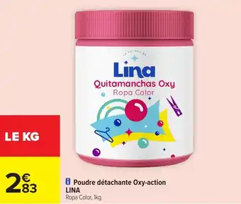 Carrefour Market Poudre détachante oxy-action lina offre