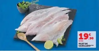 Hyper U Filet de cabillaud offre