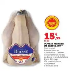 Hyper U Poulet fermier de bresse aop offre