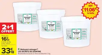 Carrefour Market Nettoyant ménager les secrets de leontine offre