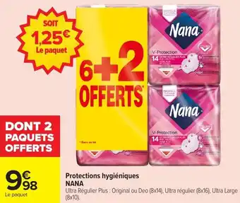 Carrefour Market Protections hygiéniques nana offre