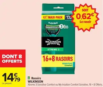 Carrefour Market Rasoirs wilkinson offre