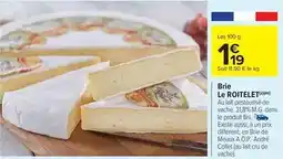 Carrefour Drive Le roitelet - brie offre