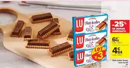 Carrefour Drive Lu - petit écolier tendre coeur au lait offre