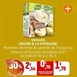 Coccimarket Knorr & la potagere - velouté offre
