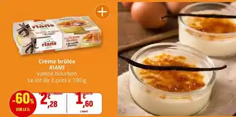 Rians - crème brûlée