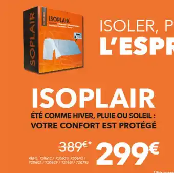 Narbonne accessoires Soplair - isoplair offre