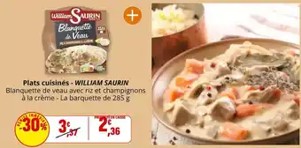 Coccimarket William saurin - plats cuisinés offre