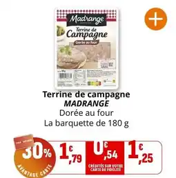 Coccimarket Madrange - terrine de campagne offre