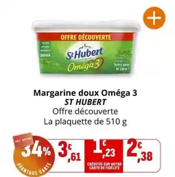 Coccimarket St hubert - margarine doux omega 3 offre
