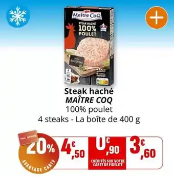 Maître coq - steak haché