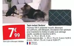 Gamm vert Optimum - tapis isolant offre