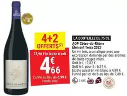 Gamm vert Carrefour - aop côtes-du-rhône offre