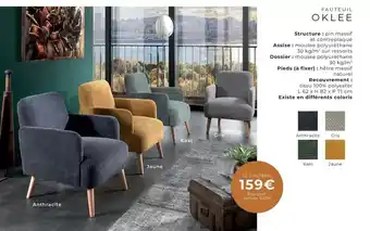 Cocktail Scandinave Fauteuil oklee offre