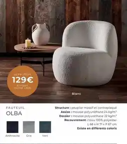 Cocktail Scandinave Fauteuil offre