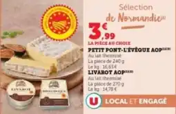Hyper U Petit pont-l'évêque aop offre