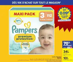 Carrefour Market Couches maxi pack pampers offre