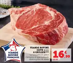 U Express Viande bovine cotec a griller offre