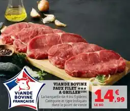 U Express Viande bovine faux filet a griller offre