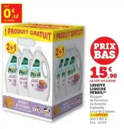 Hyper U PERSIL Lessive liquide offre