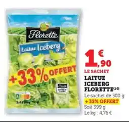 U Express Laitue iceberg florette offre