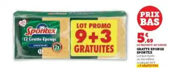 Hyper U SPONTEX Gratte eponge offre