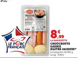 U Express Choucroute garnie maitre jacques offre