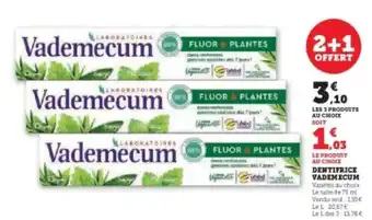 Hyper U VADEMECUM Dentifrice offre