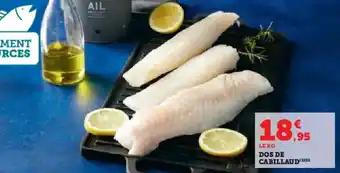 U Express Dos de cabillaud offre