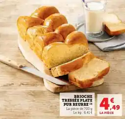 U Express Brioche tressée plate pur beurre offre