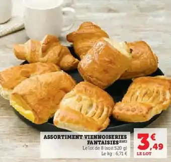U Express Assortiment viennoiseries fantaisies offre