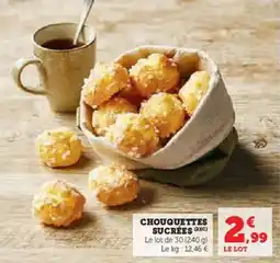 U Express Chouquettes sucrées offre