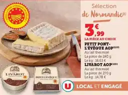 U Express Petit pont l'évêque aop offre