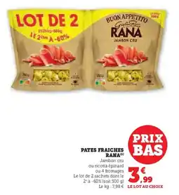 U Express Pates fraiches rana offre