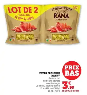 U Express Pates fraiches rana offre