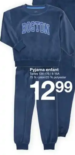 Zeeman Pyjama enfant offre