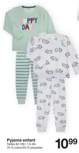 Zeeman Pyjama enfant offre