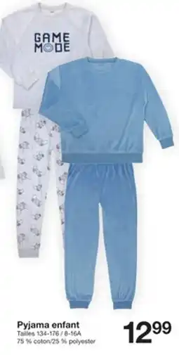 Zeeman Pyjama enfant offre