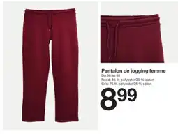 Zeeman Pantalon de jogging femme offre